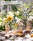 Set of 10 - Amber Glass Bud Vase - Small for Flowers, Bud - in Bulk, Cute Mini Vintage Vases for Centerpieces, Wedding Decorations, Table Decor(Pink Orange)